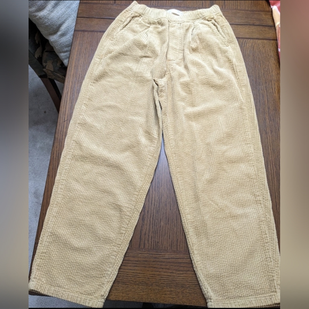 Zara Boys Tan Corduroy Pants Size 8-9